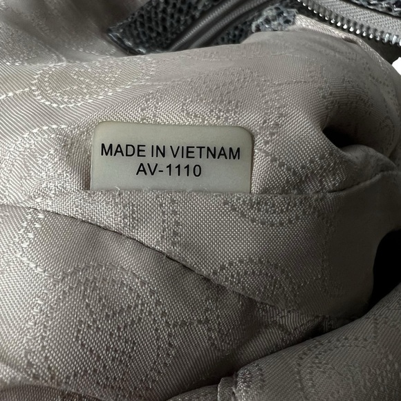 Michael Kors Purse Fulton Leather Python Reptile Embossed Hobo Shoulder Bag Snak - Picture 3 of 12